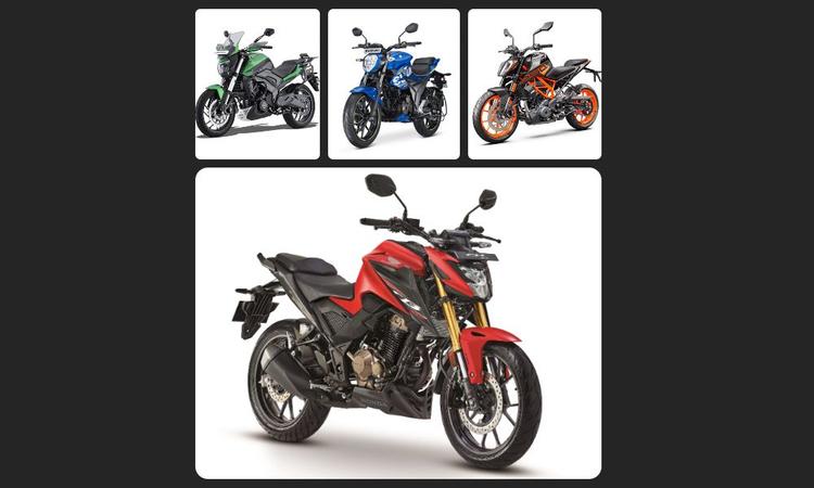 Honda CB300F has been launched in India, and it faces stiff competition from the likes of KTM Duke 250, Bajaj Dominar 400, and Suzuki Gixxer 250 at the time of arrival. Lets take a look at how its pricing compares with that of its rivals.