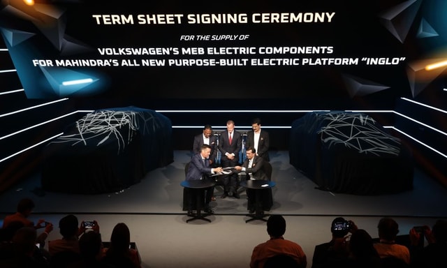 Mahindra, Volkswagen Sign Term Sheet For MEB Component Supply Mahindra, Volkswagen Sign Term Sheet For MEB Component Supply