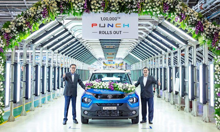 Tata Punch Records 1,00,000 Sales; Becomes Fastest SUV To Reach The Milestone