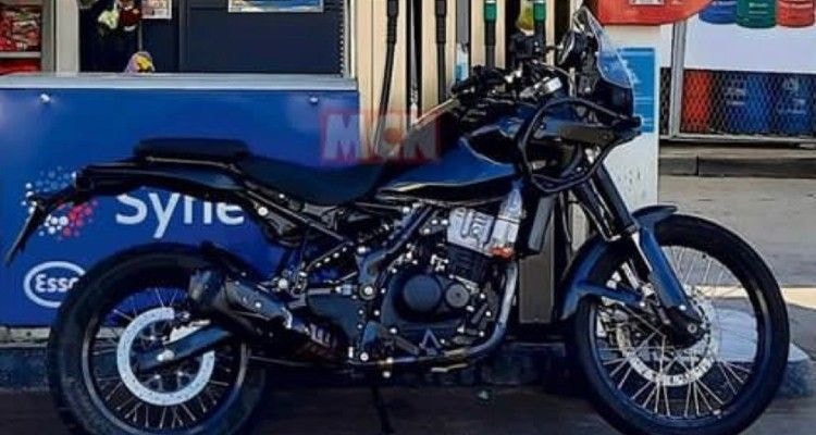 Royal Enfield Himalayan 450 Prototype Spotted Testing In The UK Royal Enfield Himalayan 450 Prototype Spotted Testing In The UK