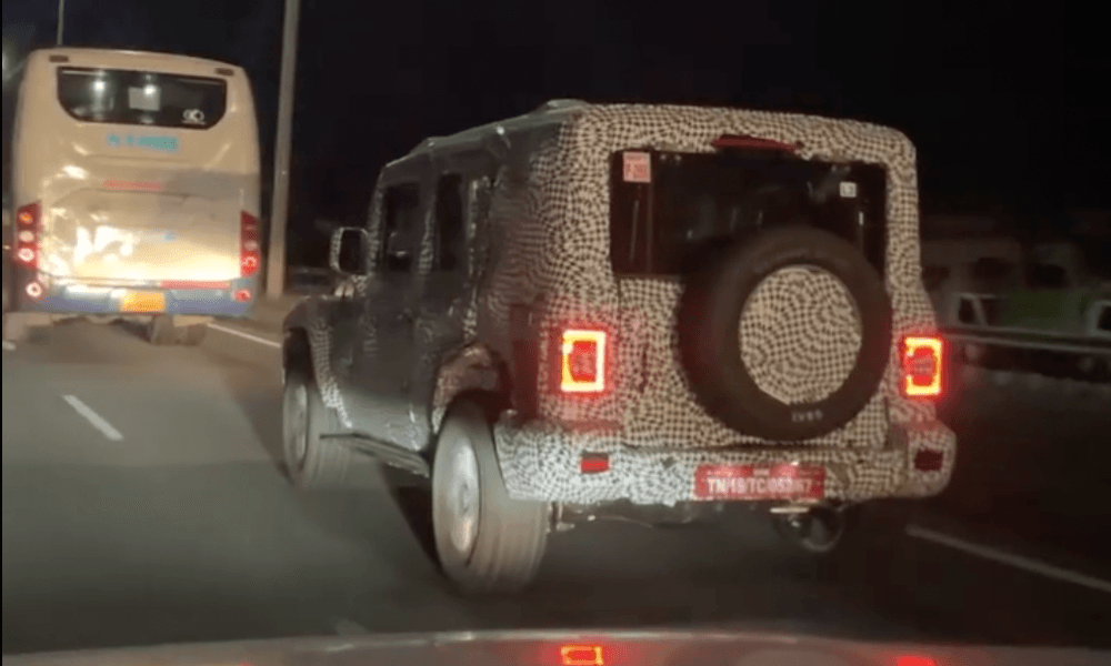 Mahindra Thar 5-Door Spotted Testing For The First Time Mahindra Thar 5-Door Spotted Testing For The First Time