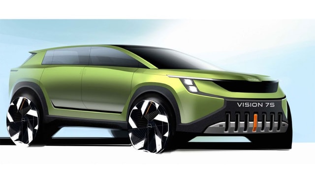 Skoda Vision 7S Design Sketches Revealed Skoda Vision 7S Design Sketches Revealed