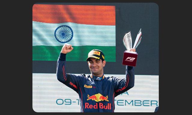 The Indian driver qualified in P6 and finished P3 in Sprint race, while also grabbing the Feature Race win.