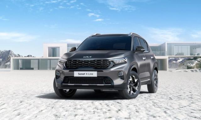 Kia Sonet X-Line gets added design features over the top-end GTX+ trim.