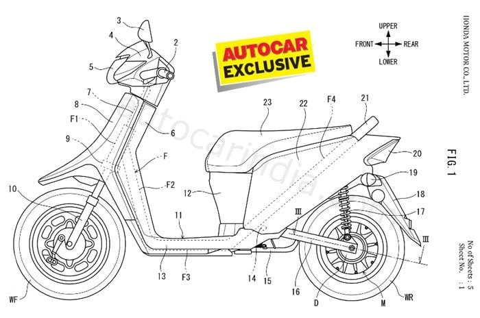Honda Patents Electric Hub-Motor In India Honda Patents Electric Hub-Motor In India