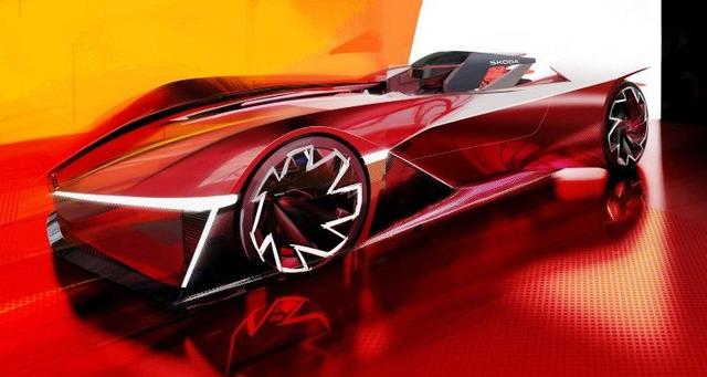 Skoda Vision GT Design Study Unveiled As A Virtual Electric Race Car