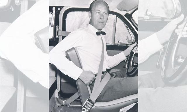 Nils Bohlin developed the three-point seatbelt system back in 1959, which was later distributed by Volvo to other manufacturers, for free.
