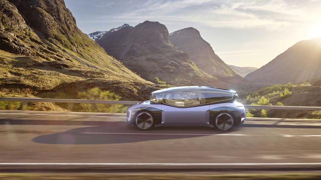  The all-electric powered Innovation Experience Vehicle (IEV) is a real prototype that drives autonomously (Level 5) and gives a realistic outlook for the mobility of the coming decade.