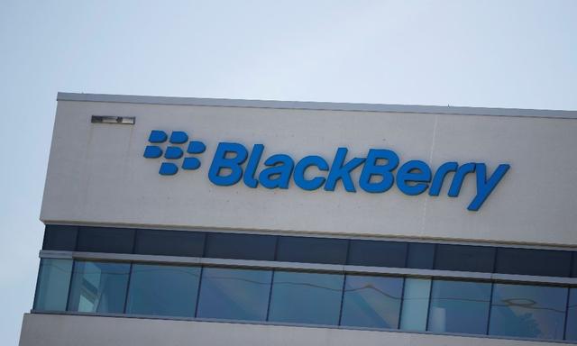 Canada's BlackBerry Ltd  reported a fall in cybersecurity revenue for the second quarter, as customers reined in spending due to an uncertain macroeconomic environment, sending its shares down about 3% in extended trading.