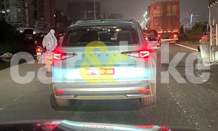 Skoda Enyaq iV Electric SUV Spied Yet Again In India Skoda Enyaq iV Electric SUV Spied Yet Again In India