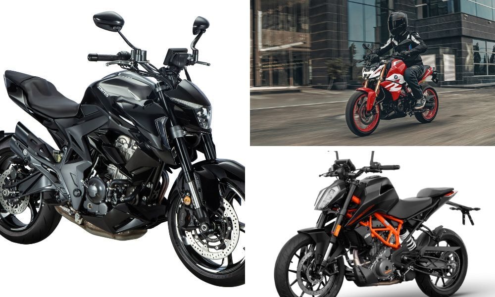 Zontes 350R vs KTM 390 Duke vs BMW G 310 R: Price Comparison Zontes 350R vs KTM 390 Duke vs BMW G 310 R: Price Comparison