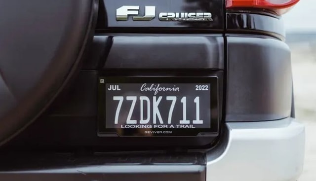 Now Anyone In California Can Get A Digital Licence Plate For Their Vehicle Now Anyone In California Can Get A Digital Licence Plate For Their Vehicle