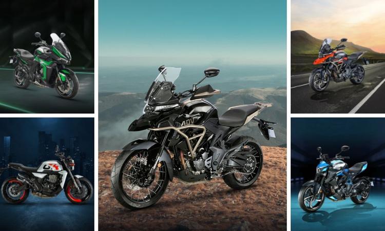 The prices for the Zontes motorcycle comprise the Zontes 350R, Zontes 350X, Zontes GK350, Zontes 350T, and Zontes 350T ADV.