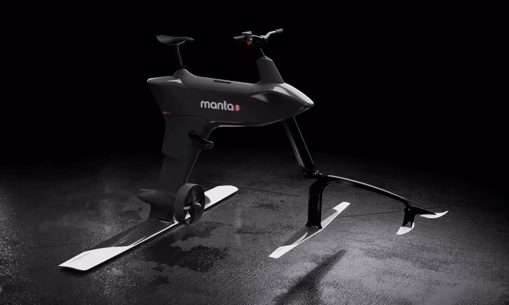 Manta5 Hydrofoiler SL3 Is An E-Bike For The Water Manta5 Hydrofoiler SL3 Is An E-Bike For The Water