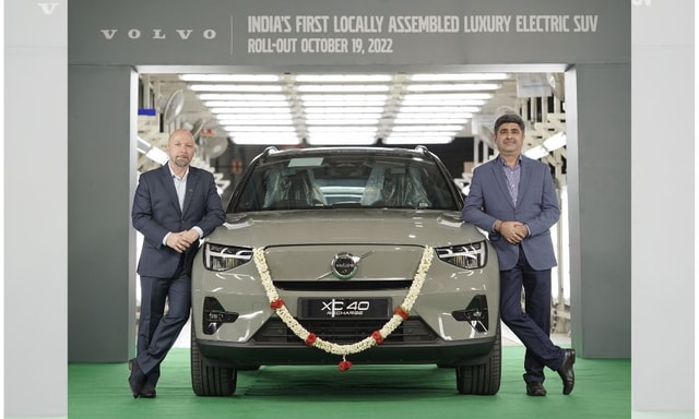 Locally Assembled Volvo XC40 Recharge Electric SUV Rolls Out From Bengaluru Plant Locally Assembled Volvo XC40 Recharge Electric SUV Rolls Out From Bengaluru Plant