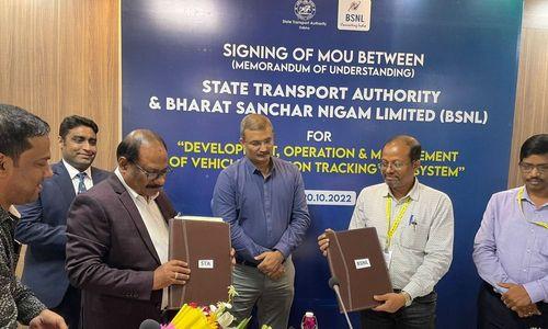 ओडिशा परिवहन विभाग ने वाहन ट्रैकिंग सिस्टम लगाने के लिए बीएसएनएल के साथ साझेदारी की