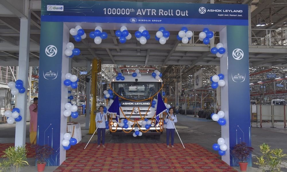 Ashok Leyland AVTR Production Crosses 1 Lakh Units Ashok Leyland AVTR Production Crosses 1 Lakh Units