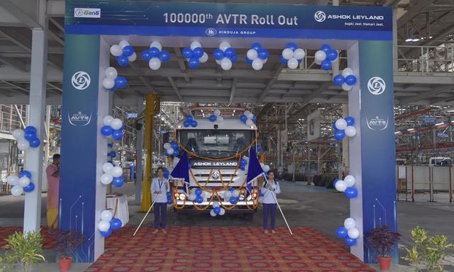 The company rolled out the 1,00,000th unit of the modular AVTR truck from its Pantnagar production unit in Uttarakhand.