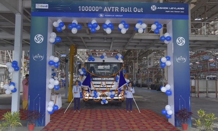Ashok Leyland AVTR Production Crosses 1 Lakh Units
