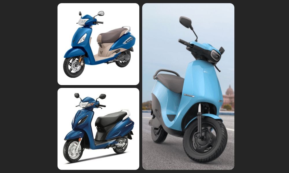 Ola S1 Air Electric Scooter vs 110 cc Petrol Scooters: Price Comparison Ola S1 Air Electric Scooter vs 110 cc Petrol Scooters: Price Comparison