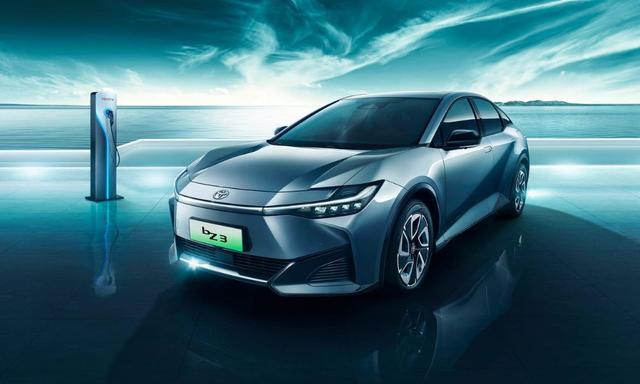 The new Toyota bZ3 is officially revealed to the world as the second all-electric model from the Japanese carmaker.