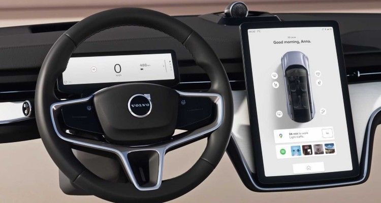 New Volvo EX90 Teaser Reveals Minimalist Cabin Design With Two Screens New Volvo EX90 Teaser Reveals Minimalist Cabin Design With Two Screens