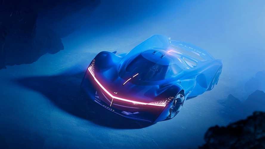 Alpine Alpenglow Concept With Hydrogen Engine Debuts Alpine Alpenglow Concept With Hydrogen Engine Debuts
