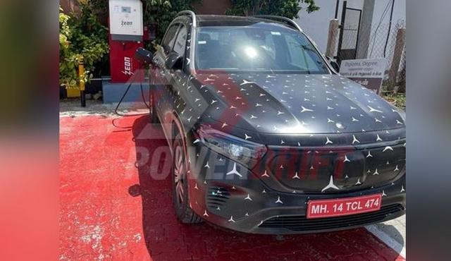 Upcoming Mercedes-Benz EQB Electric SUV Spotted In India Ahead Of Launch
