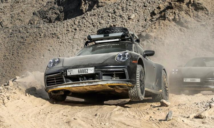 High-riding 911 has undergone over 10,000 km of off-road testing with the Dakar name a nod to the firm’s Paris-Dakar rally victory in 1984.