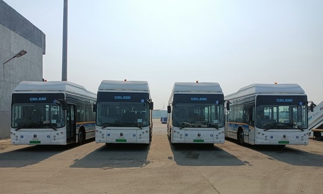 Celebi India Adds Electric Buses To Tarmac Coach Fleet At Delhi Airport Celebi India Adds Electric Buses To Tarmac Coach Fleet At Delhi Airport