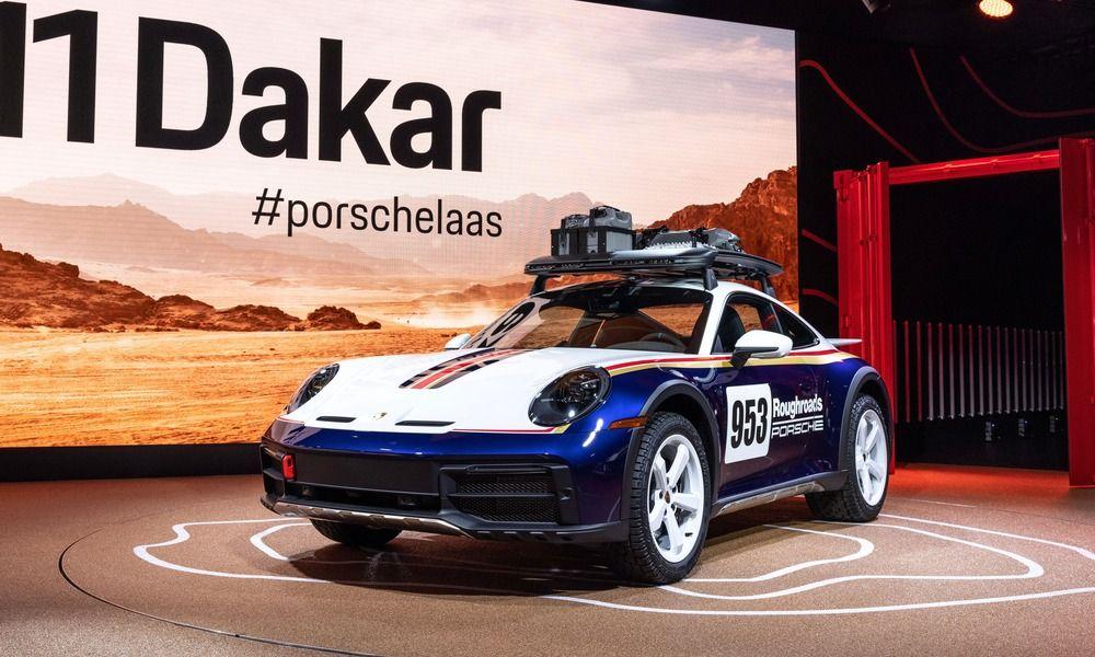 The 911 Dakar gets sever upgrades including revised suspension, off-road centric drive modes and all-terrain tyres.
