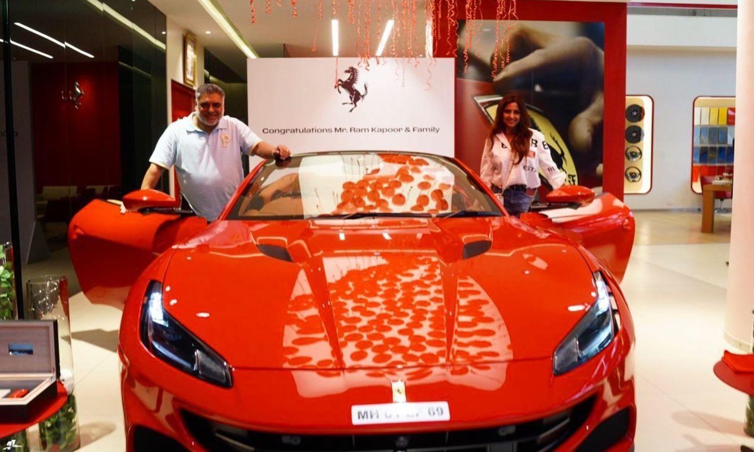 Bollywood Actor Ram Kapoor & Wife Gautami Kapoor Bring Home A Ferrari Portofino M Sportscar Worth Over Rs. 3.5 Crore