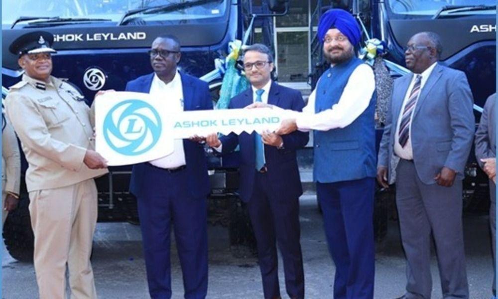 Ashok Leyland Delivers 150 Vehicles To Tanzania Police banner