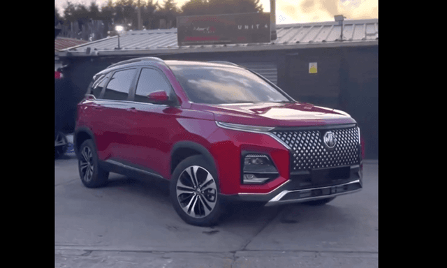 MG Hector Facelift Exterior Revealed In New Spy Images
