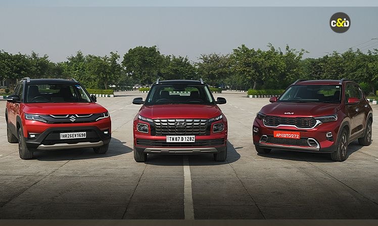 Maruti Suzuki Brezza vs Hyundai Venue vs Kia Sonet Comparison Review Maruti Suzuki Brezza vs Hyundai Venue vs Kia Sonet Comparison Review