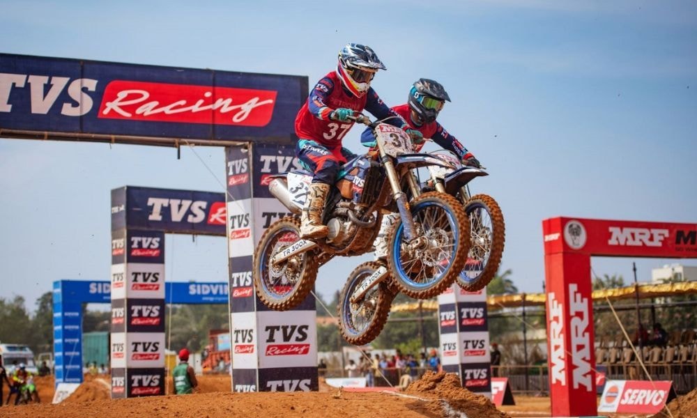 TVS Racing Bags 2022 Indian National Supercross Championship Title TVS Racing Bags 2022 Indian National Supercross Championship Title