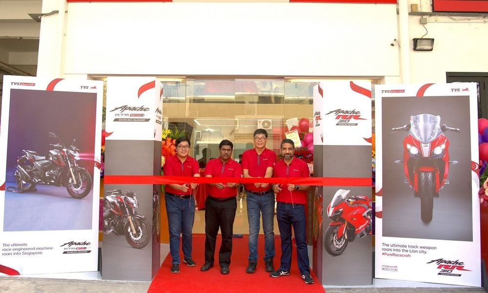 TVS Motor Company Enters Singapore; Opens First Experience Centre TVS Motor Company Enters Singapore; Opens First Experience Centre