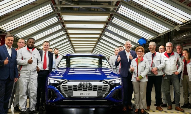 Audi Q8 e-Tron Production Commences At Brussels Plant Audi Q8 e-Tron Production Commences At Brussels Plant