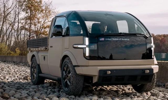 Canoo Delivers EV Pickup For US Army