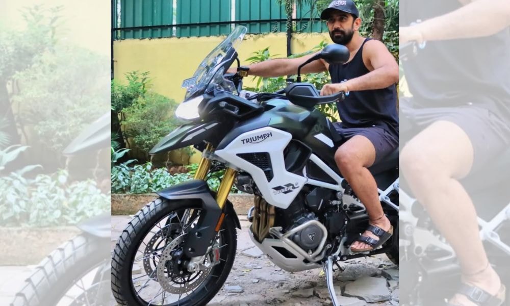 Bollywood Actor Amit Sadh Adds The New Triumph Tiger 1200 Rally Pro Worth Rs. 20 Lakh To His Garage Bollywood Actor Amit Sadh Adds The New Triumph Tiger 1200 Rally Pro Worth Rs. 20 Lakh To His Garage