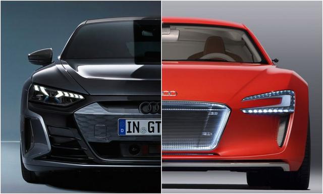 The e-tron name first saw the light of day as a sportscar concept over a decade ago and has since been used by Audi’s strong hybrids and now its all-electric range.