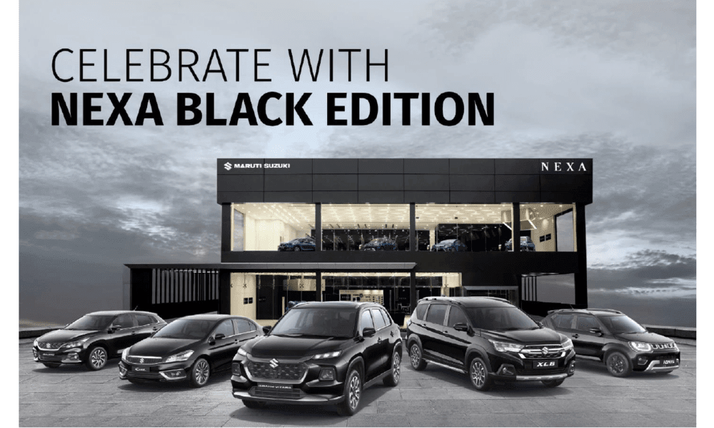 Maruti Suzuki Launches New Black Edition Range For Nexa Cars Maruti Suzuki Launches New Black Edition Range For Nexa Cars