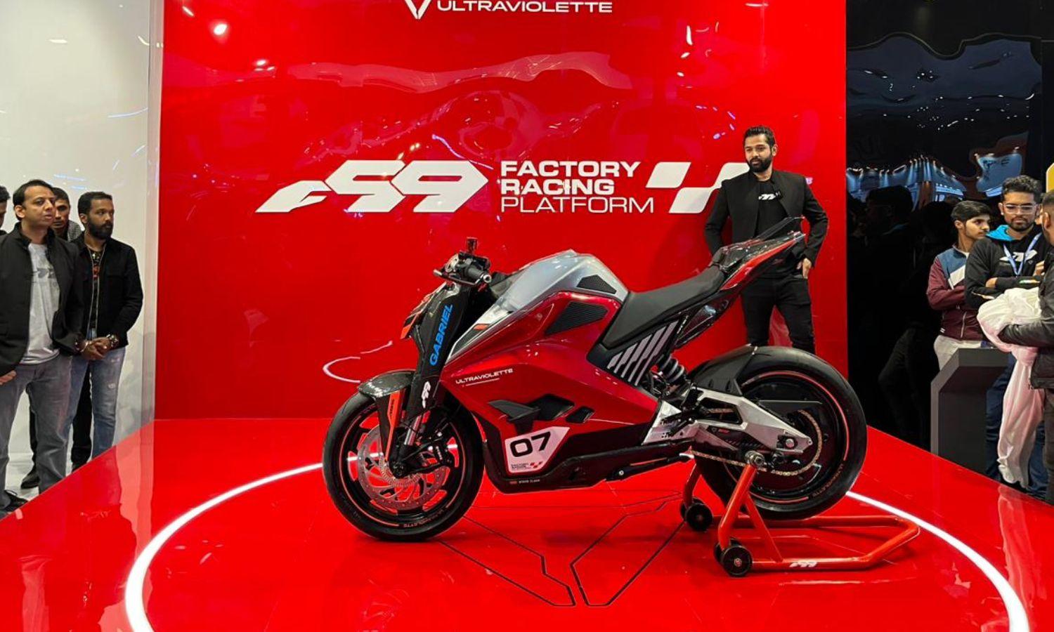 Auto Expo 2023: Ultraviolette Unveils Concept F99 Electric Race Bike