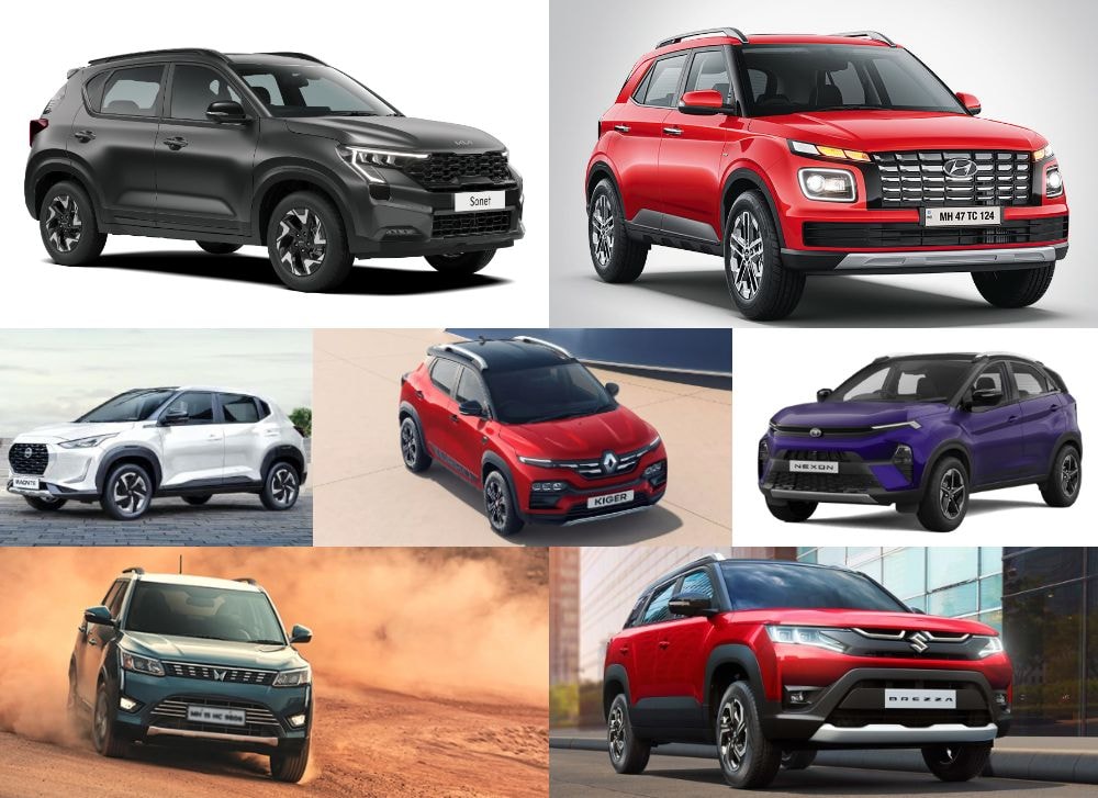 Kia Sonet Facelift vs Rivals: Specifications Comparison Kia Sonet Facelift vs Rivals: Specifications Comparison