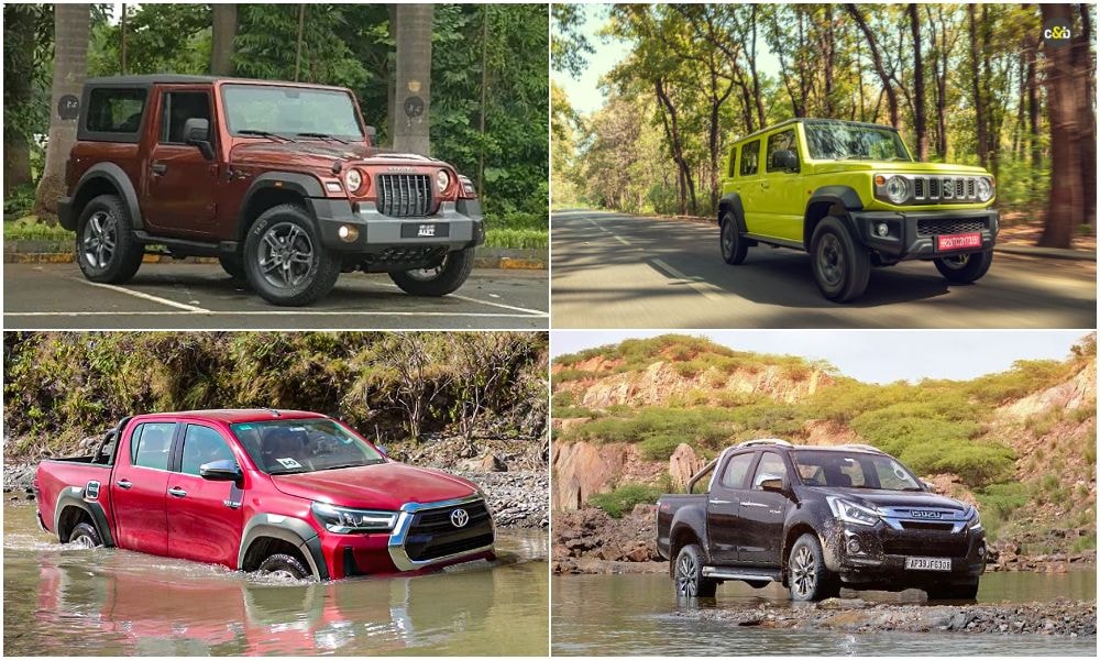 Top 5 Off-Road Cars In India Top 5 Off-Road Cars In India