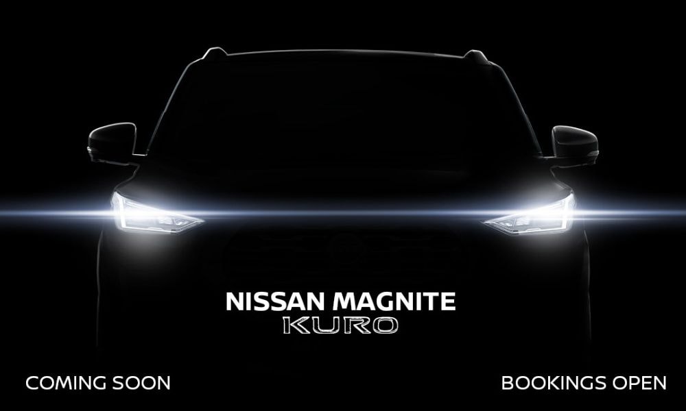 Nissan Magnite Kuro Edition Teased; Price Announcement In October Nissan Magnite Kuro Edition Teased; Price Announcement In October
