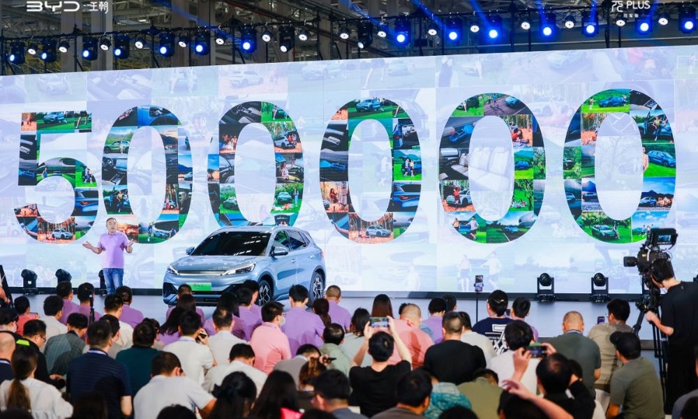 BYD Global Achieves Production Milestone Of 5,00,000 Units For Its Atto 3 SUV BYD Global Achieves Production Milestone Of 5,00,000 Units For Its Atto 3 SUV