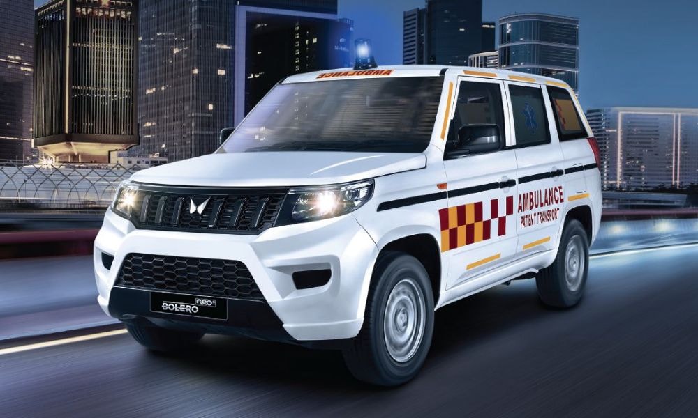 Mahindra Bolero Neo Plus Debuts; Introduced As An Ambulance Mahindra Bolero Neo Plus Debuts; Introduced As An Ambulance