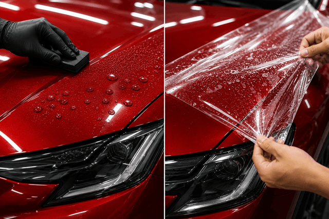 Ceramic Coating vs Paint Protection Film (PPF): Understanding The Differences Ceramic Coating vs Paint Protection Film (PPF): Understanding The Differences