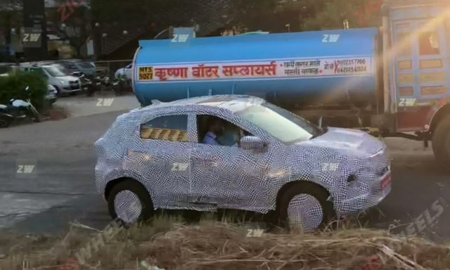 New Tata Nexon Spied Testing For First Time New Tata Nexon Spied Testing For First Time